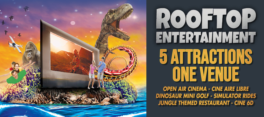 Rooftop Entertainment - 5 Attractions One Venue